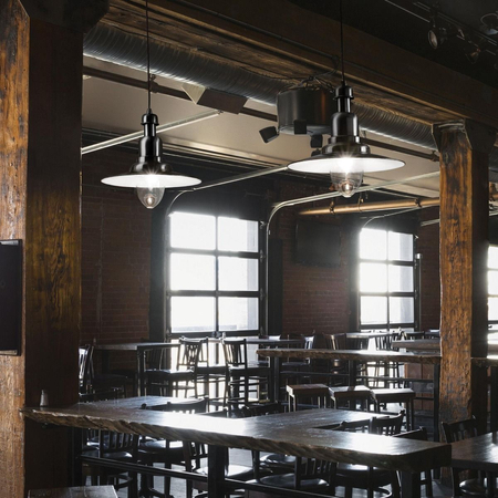 Lampa wisząca Ideal Lux 122052 Fiordi SP1 Nero