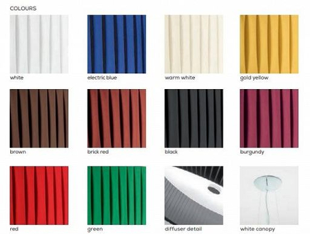 Lampa wisząca Axo Light Bell 045 Czerwona