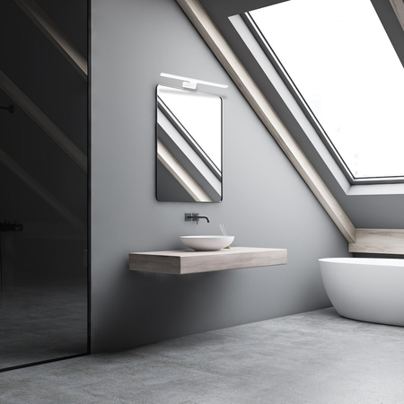 Milagro Kinkiet Shine 40cm 7W LED Biały ML3875 BIAŁY