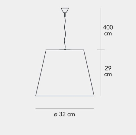 Lampa wisząca Fontana Arte F544480350BINE Amax