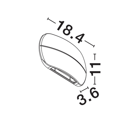 Kinkiet zewnętrzny Luces Exclusivas FARDANO LE75228 biały