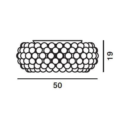 Lampa sufitowa Foscarini 138008-52 Caboche