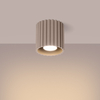 Sollux Lighting Plafon AURA 1 taupe GU10 SL.1814