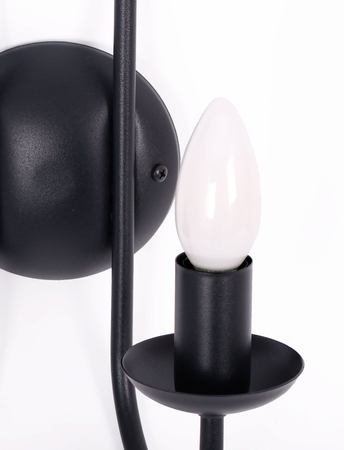 Kinkiet HARIS Kaja K-4973 czarny