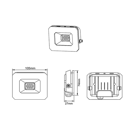Naświetlacz LED Blaupunkt Gardeno 2w1 10W 4000K
