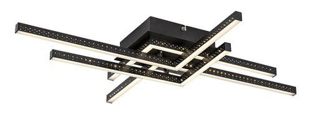 Lampa sufitowa Rabalux Casimir 5268 czarny matowy