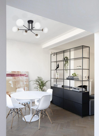 Lampa sufitowa ISLA Kaja K-4915 biały/czarny