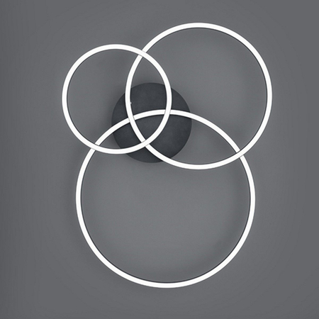 Lampa sufitowa Trio 670810632 czarny