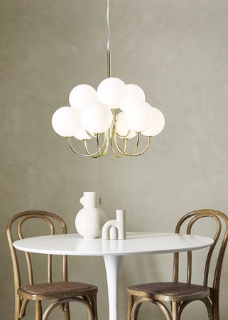 Lampa wisząca Markslöjd BIANCO 107994 Złoty/Biały