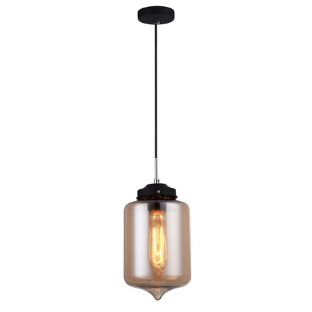 Lampa wisząca Italux Tube MDM2095/1 C Czarny