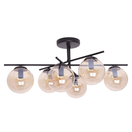 Lampa sufitowa DELTA Kaja K-5162 bursztynowy