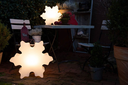 Śnieżynka LED Lampa zewnętrzna ogrodowa 2700K Biała ciepła Ø60cm 32436W biały