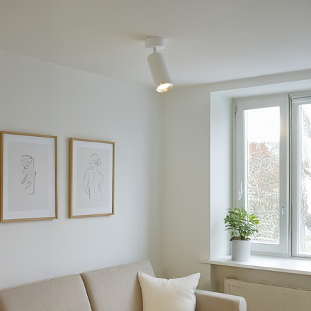 Milagro Oprawa Mica Spot Biały + Chrom 1xGU10 ML2095 BIAŁY