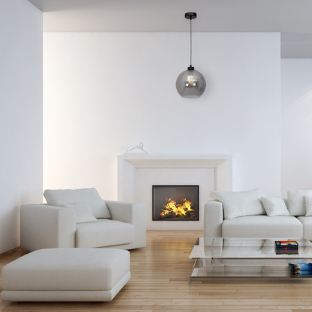 Milagro Lampa wisząca SOFIA SMOKED 1xE27 MLP6577 CZARNY