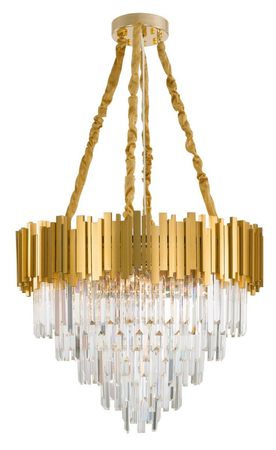 Lampa wisząca Luces Exclusivas CAMPANA LE42288 złoty