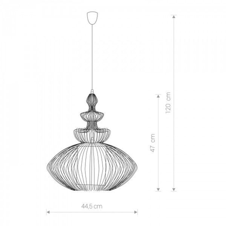 Lampa wisząca Nowodvorski 4615 Aida