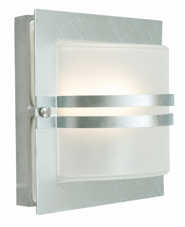 BERN 651 HOT-DIP GALVANIZING E27 LED 9W SATIN SHADE