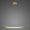 Lampa wisząca Ledowe Okręgi No.1 120cm 4k złota