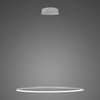 Lampa wisząca Ledowe Okręgi No.1 60 4k srebrna Dali