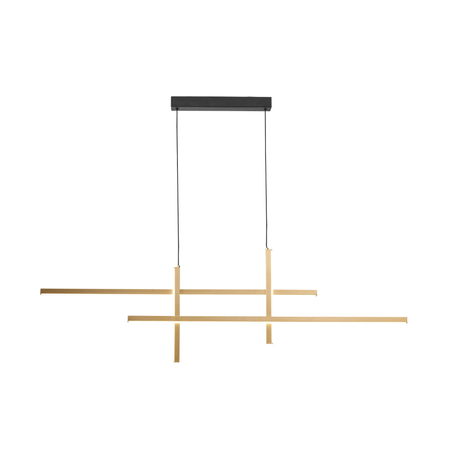 Lampa wisząca EDGE Zuma Line 22008P-BK/GD czarny/złoty