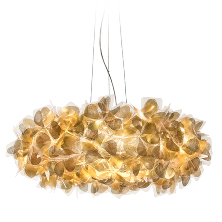 Lampa wisząca Slamp CLIZIA - MAMA NON MAMA GOLD - TRANSPARENT WIRE L CLISL00GNM01T00000EU złoty