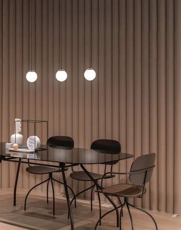 Lampa wisząca ISLA Kaja K-4910 biały/czarny