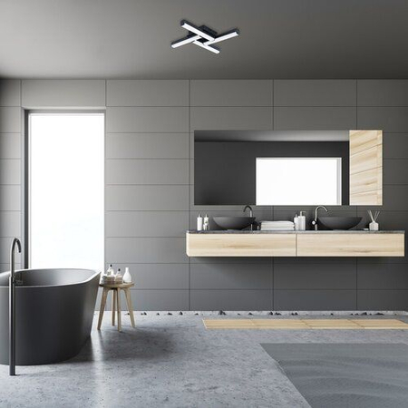 Lampa łazienkowa Rabalux Evan 2168 czarny matowy