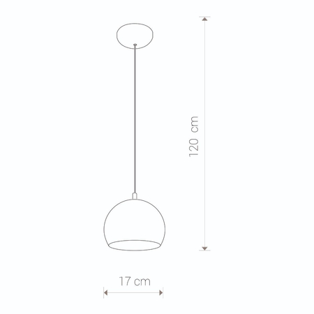 Lampa wisząca Nowodvorski 6602 Ball White-gold I