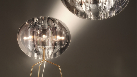 Lampa stołowa Slamp ATL14TAV0000F Atlante Fume