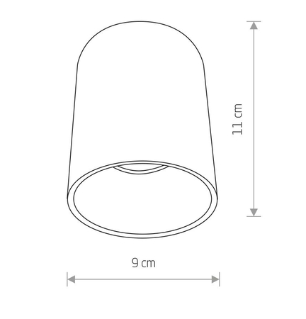 Spot Nowodvorski 8930 Eye Tone Czarny