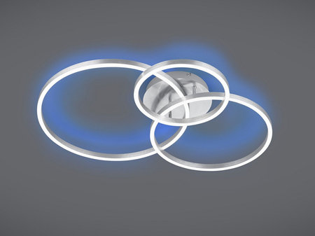 Lampa sufitowa Trio 670810607 srebrny