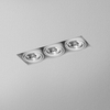 Lampa wpuszczana AQForm Squares 50 x 3 LED 230V Trimless Recessed Biały Struktura