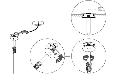 Lampa sufitowa LASER 1100 Nowodvorski 10920 biały