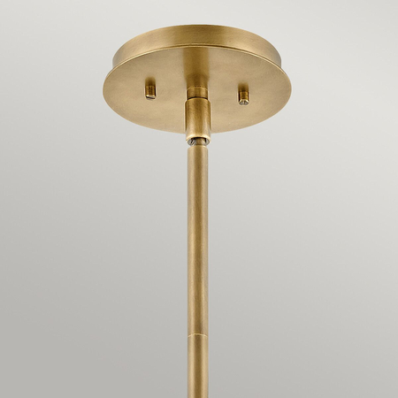 Lampa wisząca / Półplafon Lotus - 1 źródło światła - Stary mosiądz Quintiesse QN-LOTUS-P-HBR