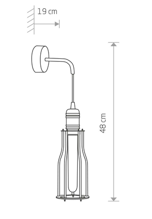 Lampa Nowodvorski 6605 WORKSHOP kinkiet A