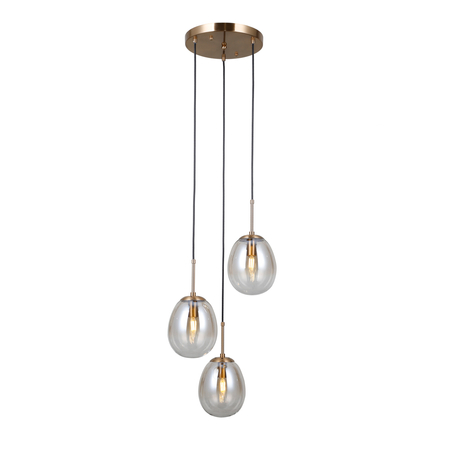 Lampa wisząca Italux PND-40825-3-GD Złoty