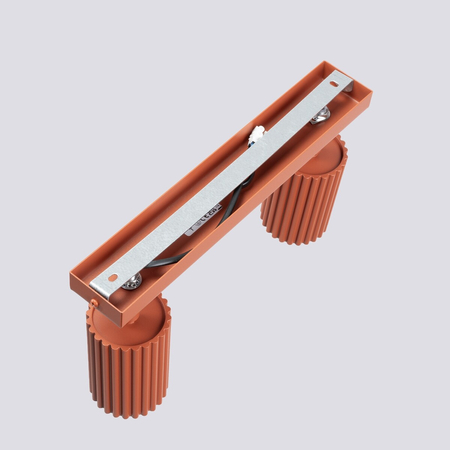 Sollux Lighting Plafon KARBON 2 ochra czerwona SL.1637