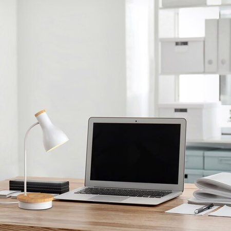 Lampa stołowa Rabalux Mosley 74001 biały matowy