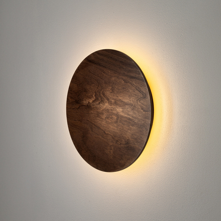 Kinkiet Nowodvorski RING TIMBER LED 11290 Ciemne drewno
