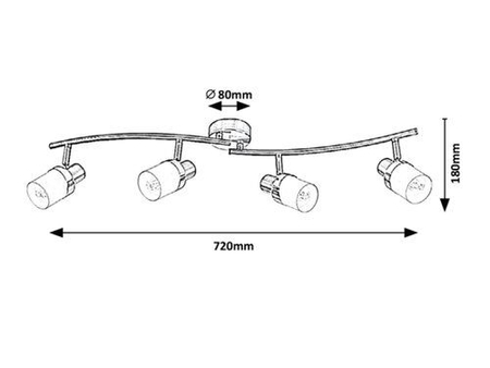 Oczko Rabalux Finian 5634 chrom satyna