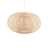 Lampa wisząca Nowodvorski RATTAN L 11155 Naturalne drewno Biały