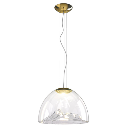 Lampa wisząca Axo Light Mountain View Crystal Gold