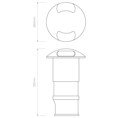 Kinkiet zewnętrzny Astro Beam Two LED 1202005 Matowy Srebrny - malowany