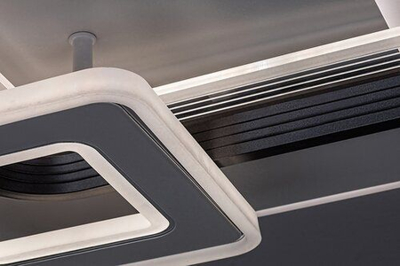 Lampa sufitowa Rabalux Stregobor 2937 popielaty