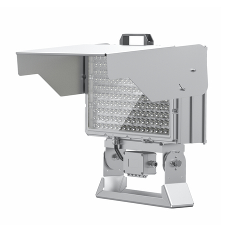 Wysokomasztowa lampa LED Greenie TitanBeam MLP30 750W do precyzyjnego oświetlenia dużych powierzchni 7 lat gwarancji 5000K 1-10VDim