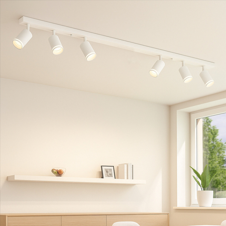 Milagro Oprawa Pipe Ring Spot Biały 6xGU10 ML2076 BIAŁY