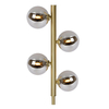 Lampa podłogowa Lucide TYCHO 45774/04/02 złoty