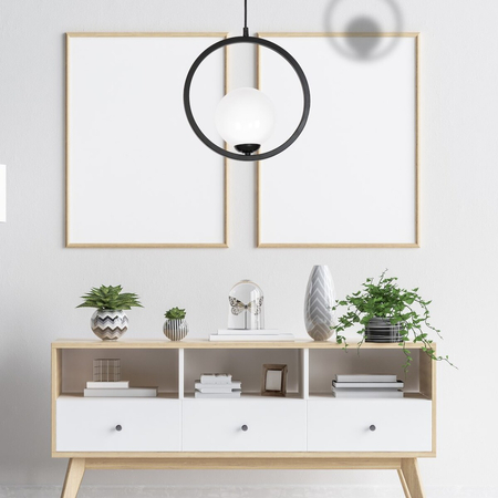 Milagro Lampa wisząca BOSTON 1xE14 MLP5593 CZARNY