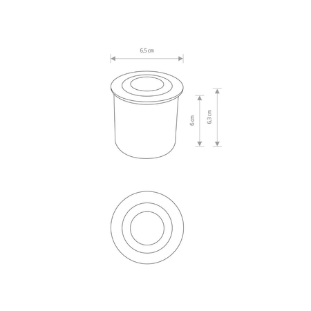 Oprawa wpuszczana zewnętrzna Nowodvorski 8163 Circlet LED