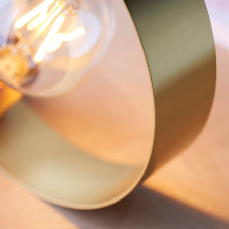 Lampa stołowa Endon Lighting Hoop 97665 mosiądz